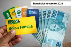 Benefícios confirmados em Fevereiro: Bolsa Família, Pé-de-Meia, Gás do Povo, PIS/Pasep e INSS