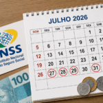 INSS: veja as datas de pagamento de julho de 2026